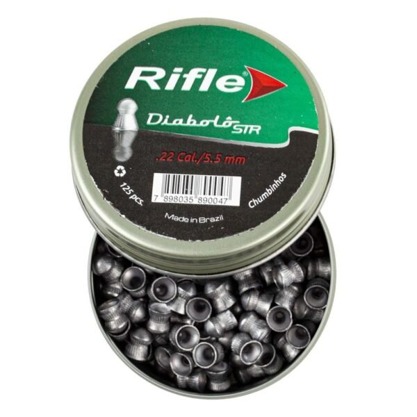 Chumbinho Rifle Diabolô STR - 5,5mm - 125 Unidades