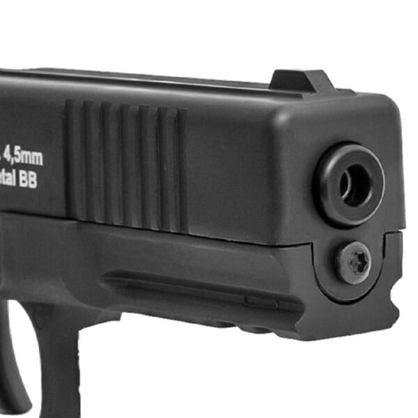 Combo Glock W119 Rossi CO2 Blowback 4.5mm – Pistola + Esferas + Óleo de Silicone + Alvo - Imagem 5