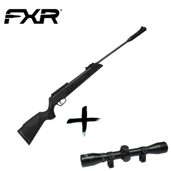 Carabina de Pressão Fixxar Artemis Black Hawk 5.5mm 117 SR1000S + Luneta 4x32