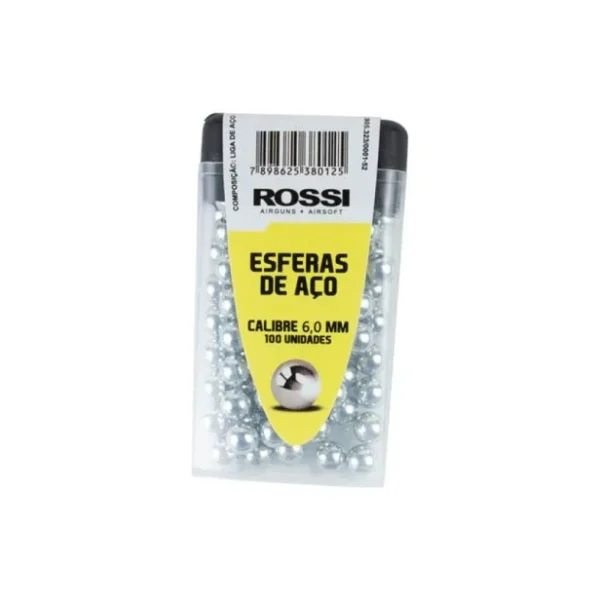 Esfera de Aço 6mm Rossi 100 Un