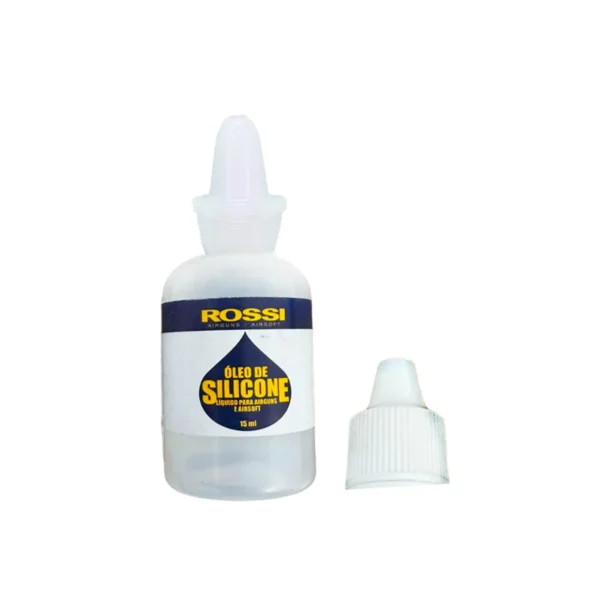 Óleo de Silicone Rossi Lubrificante Pistola Co2 Airsoft Revolver Carabina 15ml - Imagem 2